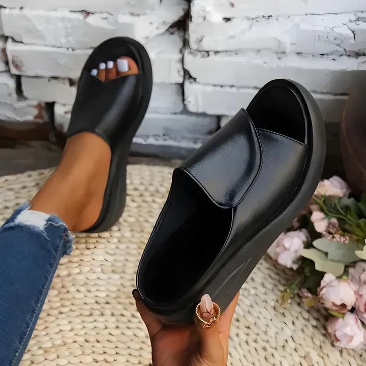 Eliza – Orthopedic Slip-on Wedge Sandals
