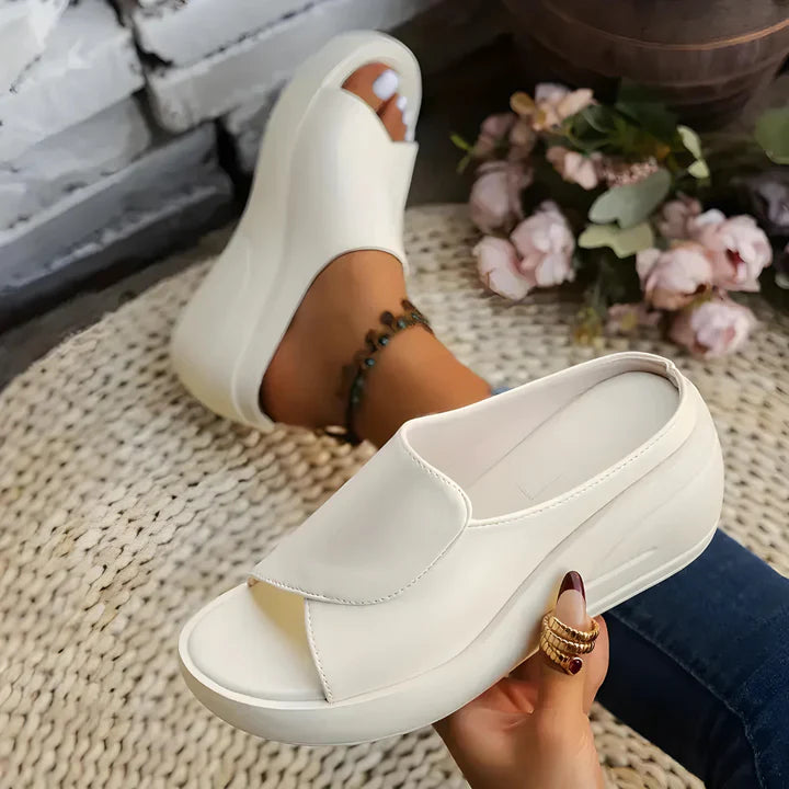 Eliza – Orthopedic Slip-on Wedge Sandals