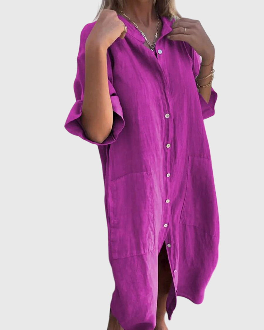Jady | Ibiza-Style Casual Shirt Dress