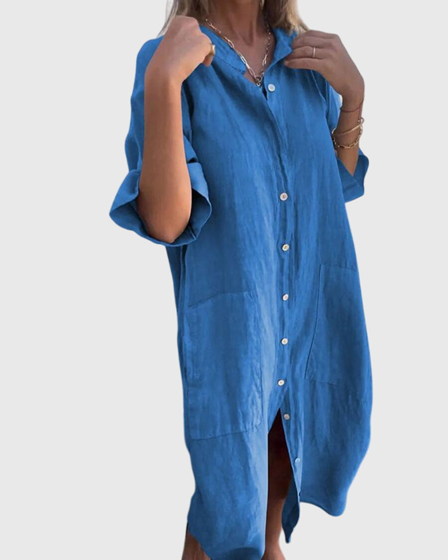 Jady | Ibiza-Style Casual Shirt Dress