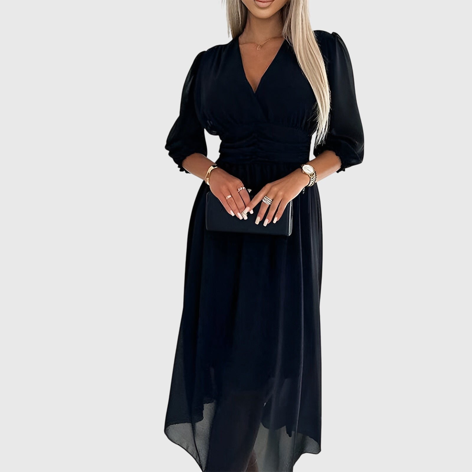 Ava&Rose™ | Lightweight Silky Chiffon Dress