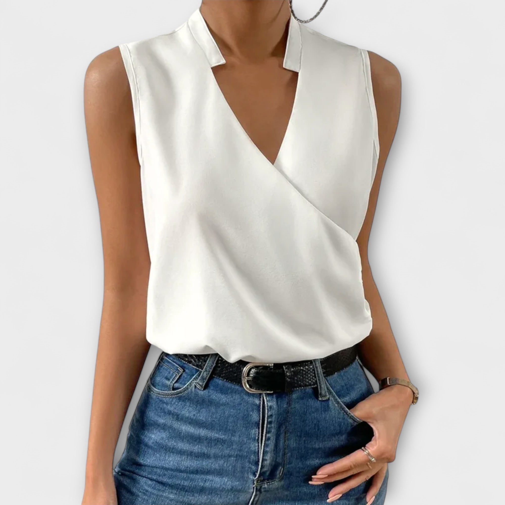 Ava&Rose™ | Sophisticated V-neck Top