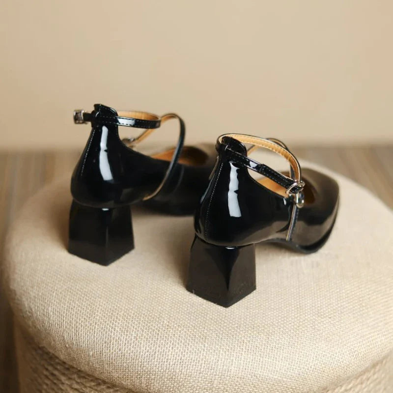 Ava&Rose™| Elegant Ankle-Strap Pumps