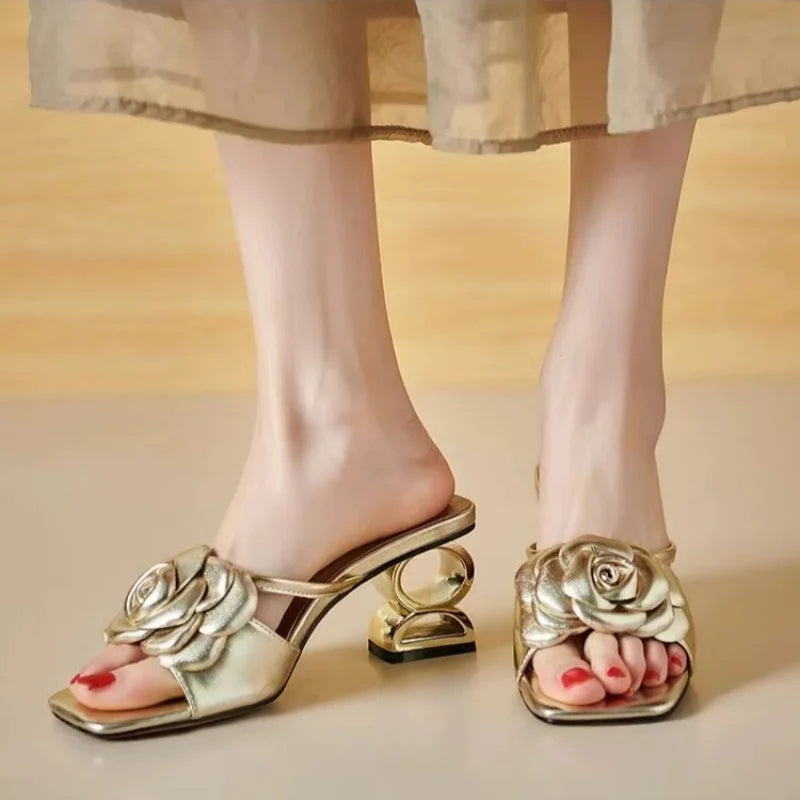 Ava&Rose™| Dera Floral Sandals