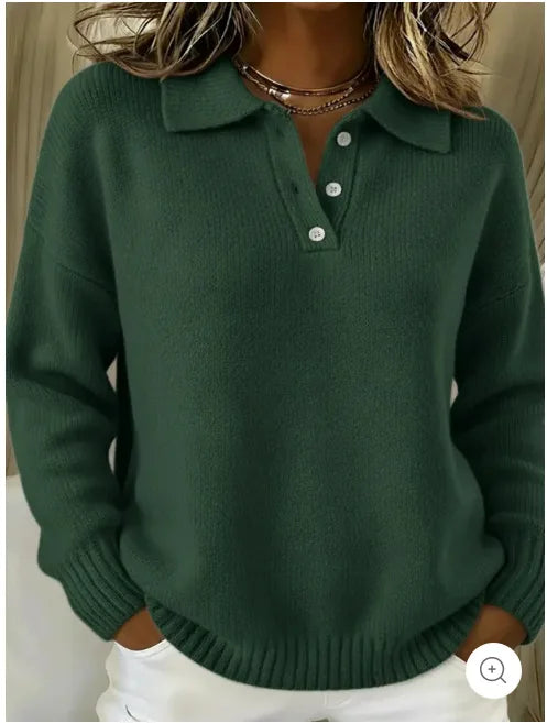 LINDA | COLLARED KNIT VEST