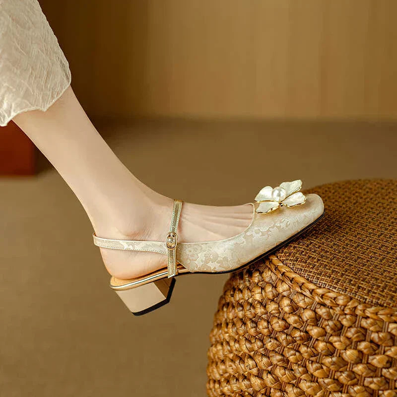 Ava&Rose™| Genine Slingback Pumps