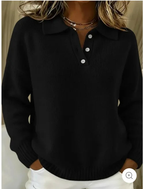 LINDA | COLLARED KNIT VEST