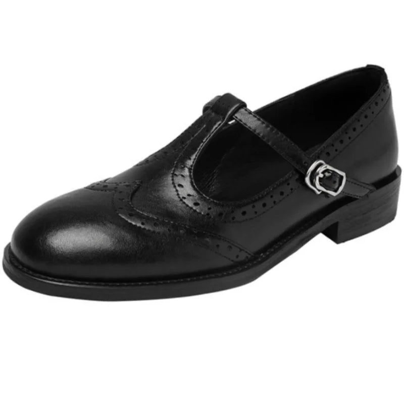 Ava&Rose™| Elegant T-Strap Mary Janes