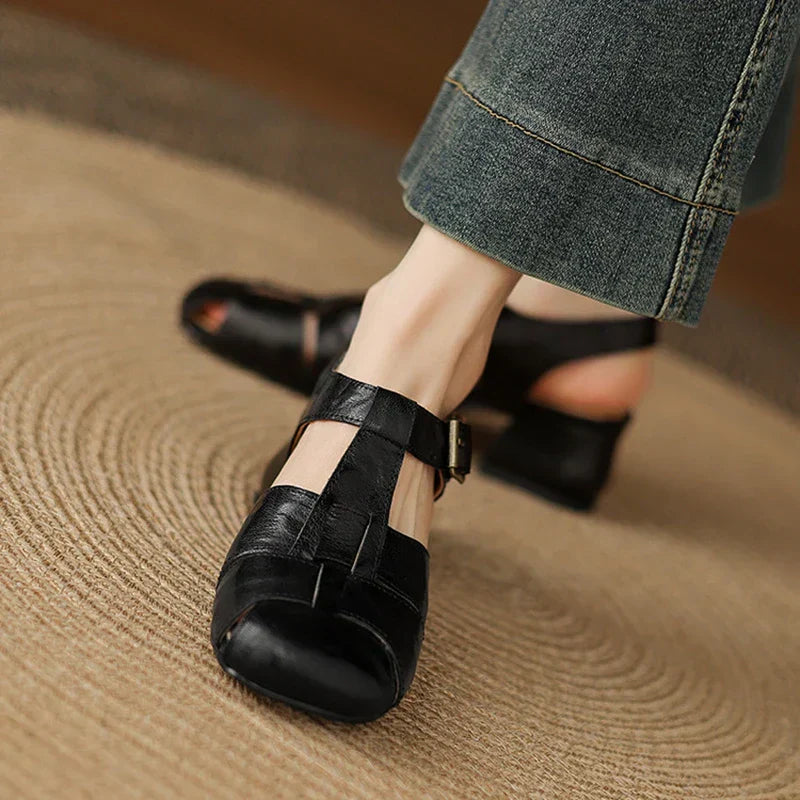 Coralia Chunky Heel Shoes