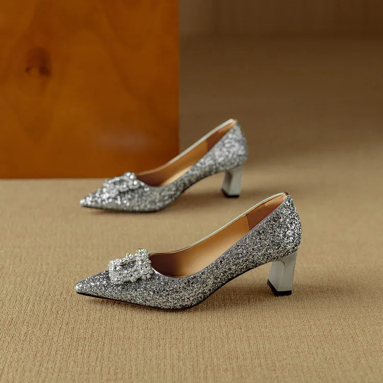 Ava&Rose™| Gloria Glitter Pumps
