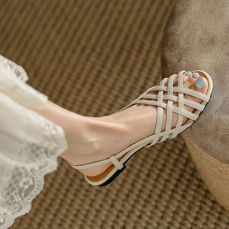 Ava&Rose™| Klaire Flat Sandals