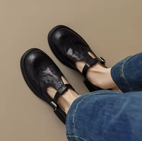 Marielle | Elegant Mary Janes Made Of Leather