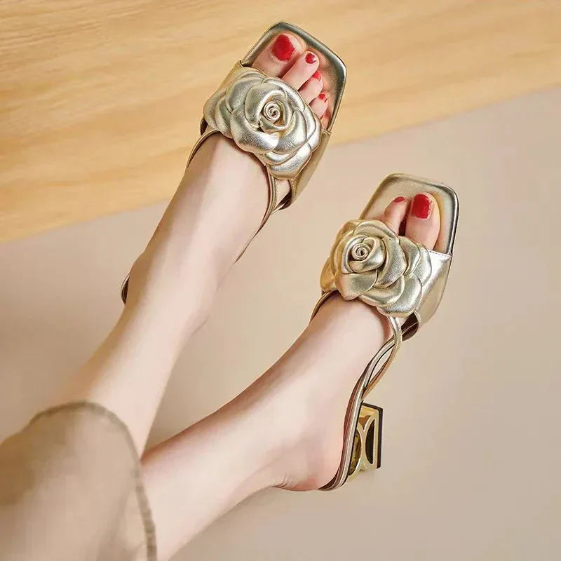 Ava&Rose™| Dera Floral Sandals