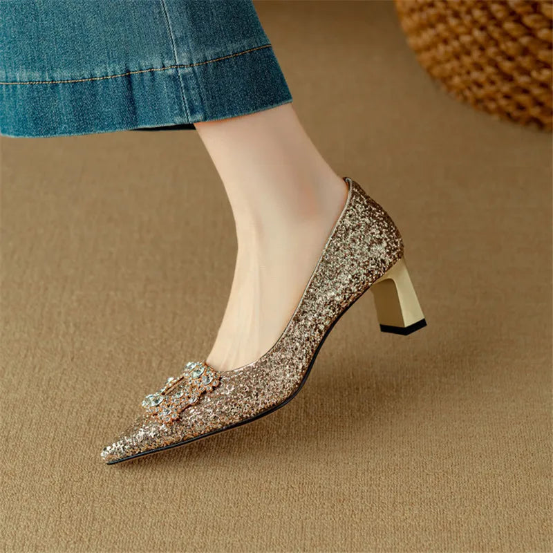 Ava&Rose™| Gloria Glitter Pumps