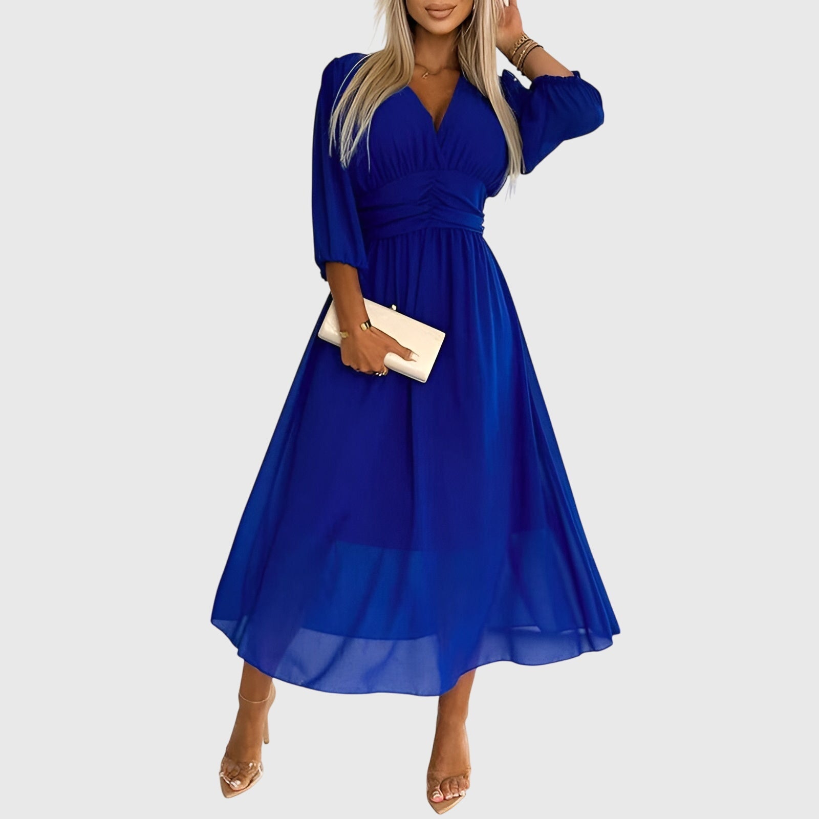 Ava&Rose™ | Lightweight Silky Chiffon Dress