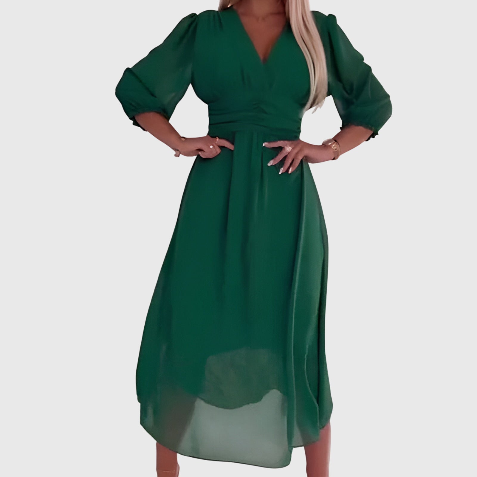 Ava&Rose™ | Lightweight Silky Chiffon Dress