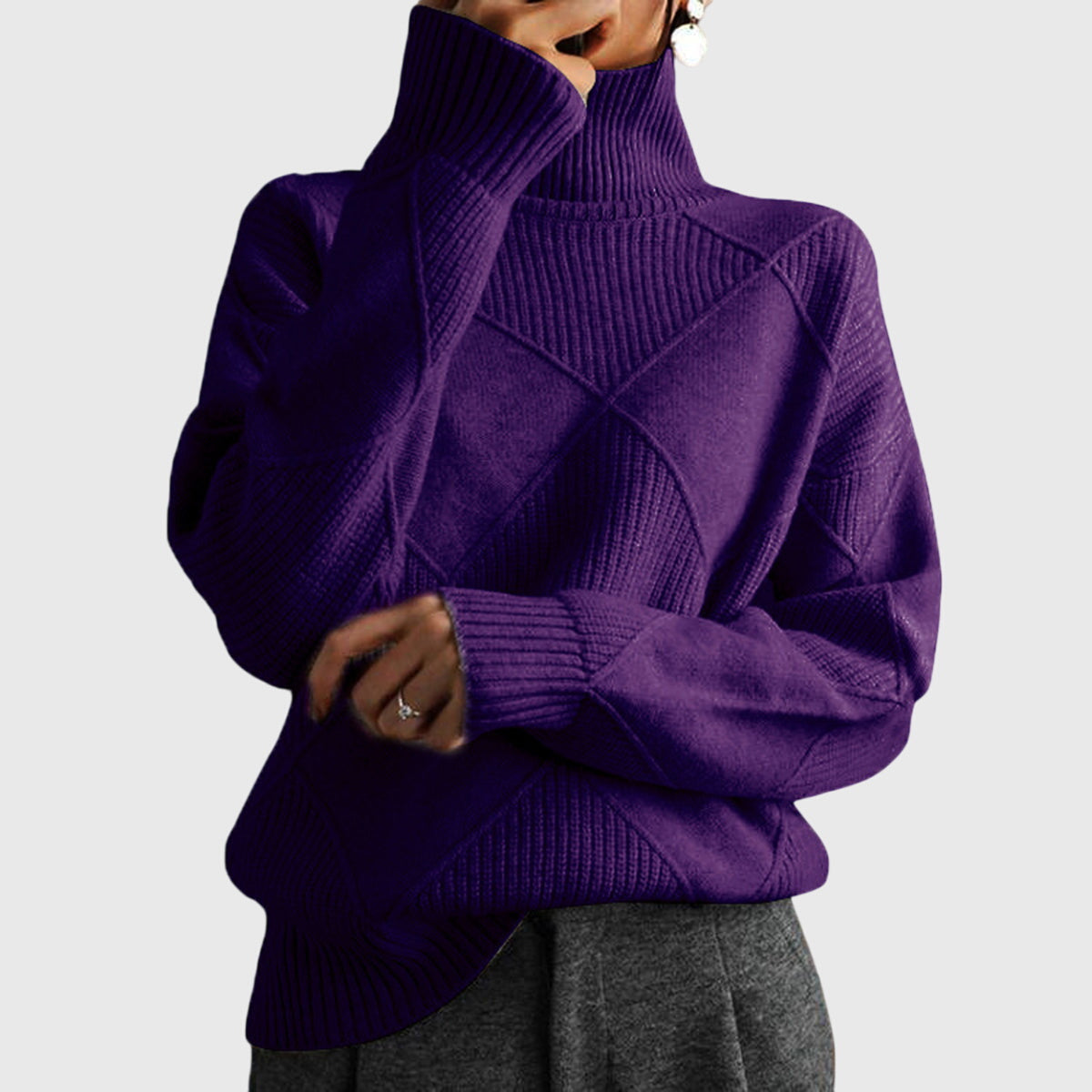 Angela™ | Turtleneck Jumper