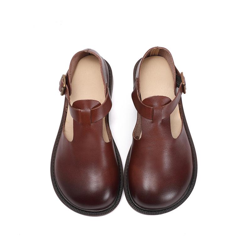 Ava&Rose™| Colette Leather Mary Janes