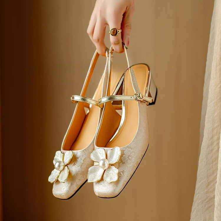 Ava&Rose™| Genine Slingback Pumps