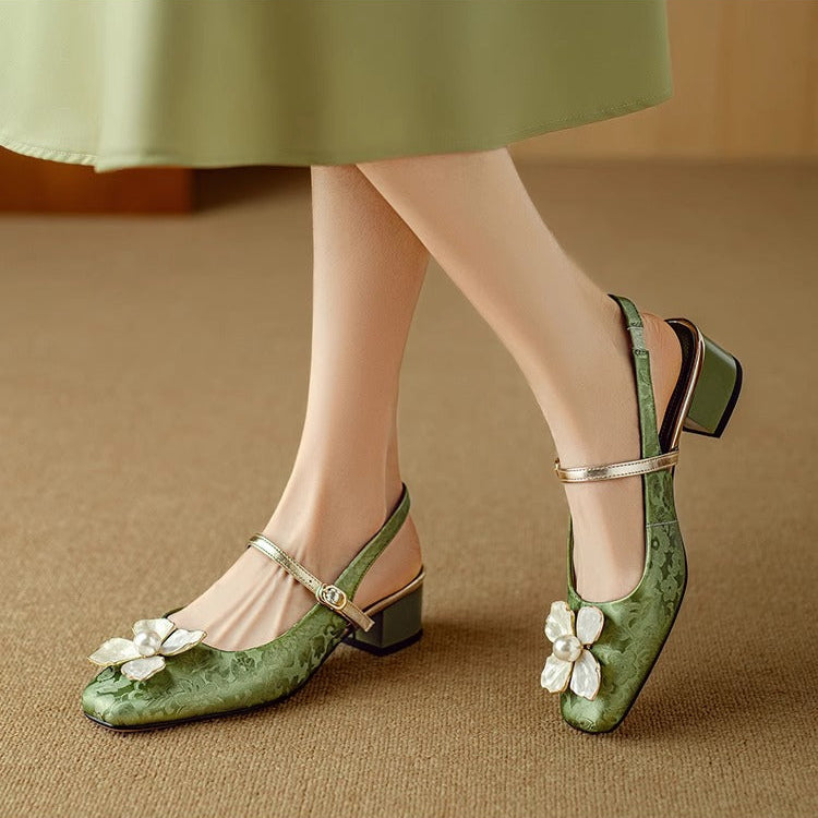 Ava&Rose™| Genine Slingback Pumps