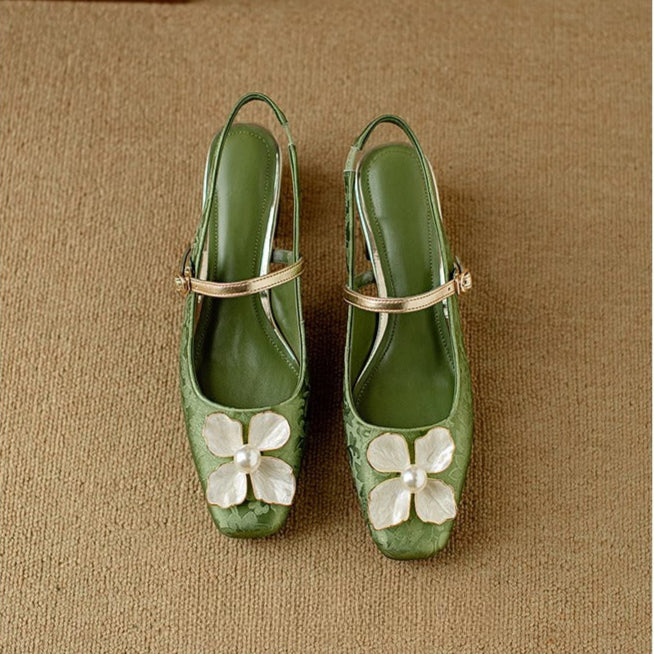 Ava&Rose™| Genine Slingback Pumps