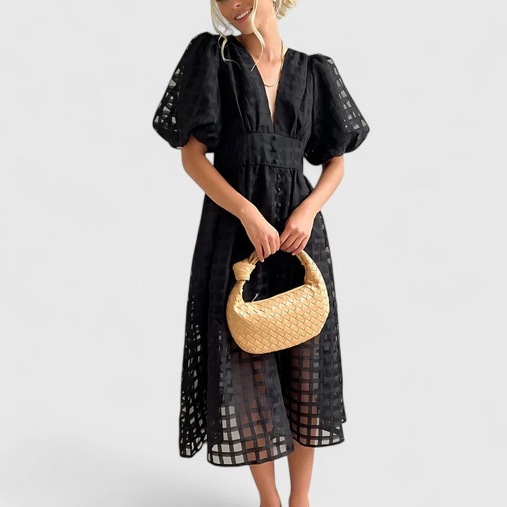 Ava&Rose™| Elegant Midi Dress