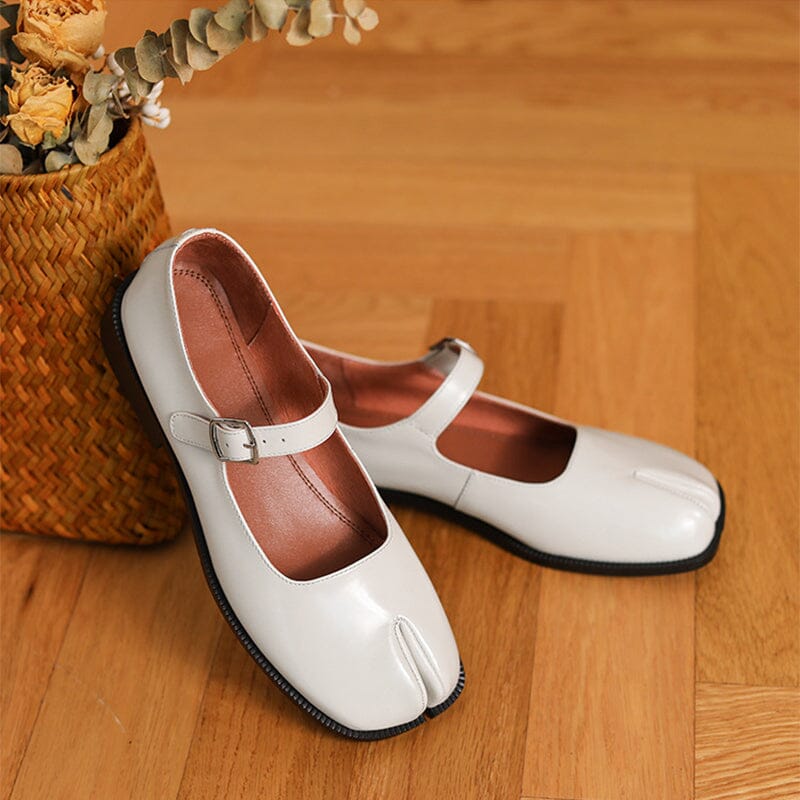 Ava&Rose™| Martha Leather Mary Janes