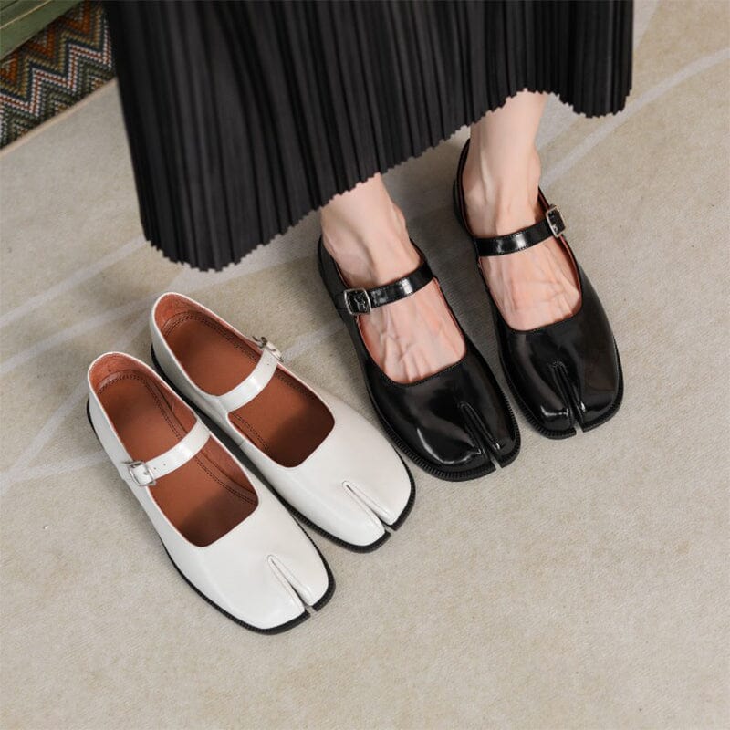 Ava&Rose™| Martha Leather Mary Janes